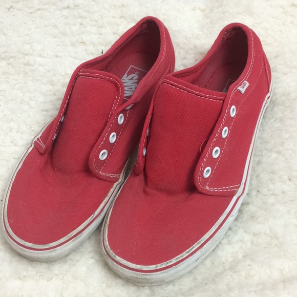 red vans size 8